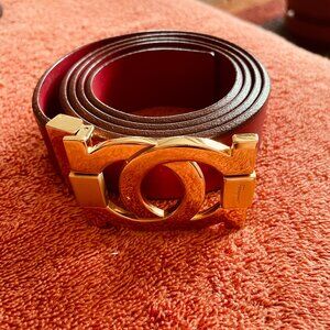 Ferragamo Belt (Red)
